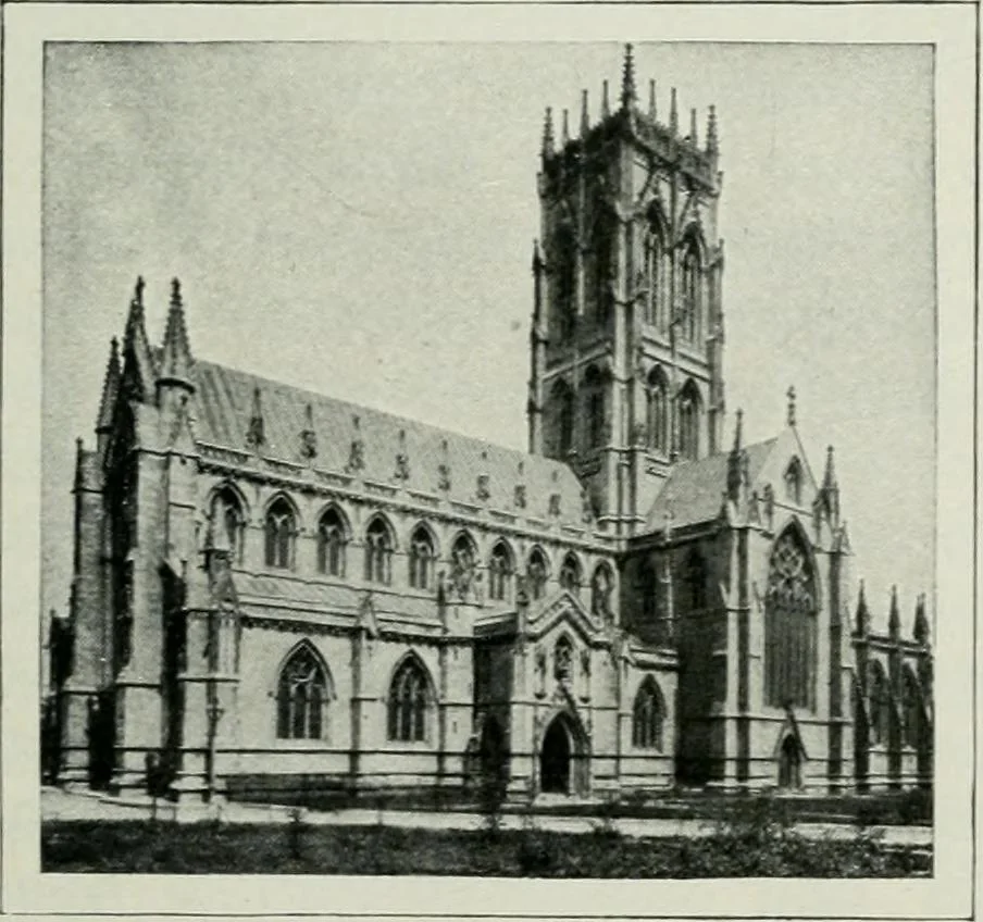 An illustration from Geschichte der Kunst in Grossbritannien und Irland, 1909, leaf 135