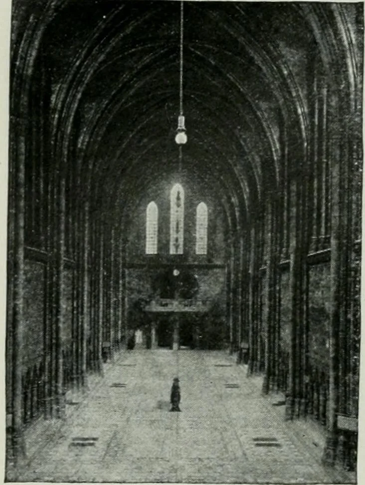 An illustration from Geschichte der Kunst in Grossbritannien und Irland, 1909, leaf 136
