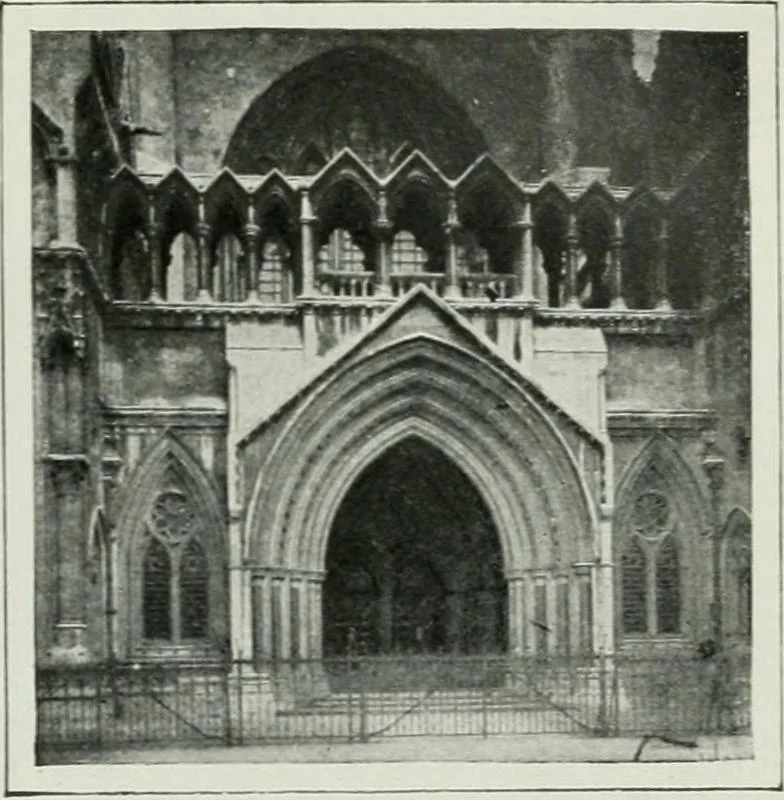 An illustration from Geschichte der Kunst in Grossbritannien und Irland, 1909, leaf 137