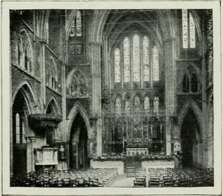 An illustration from Geschichte der Kunst in Grossbritannien und Irland, 1909, leaf 137