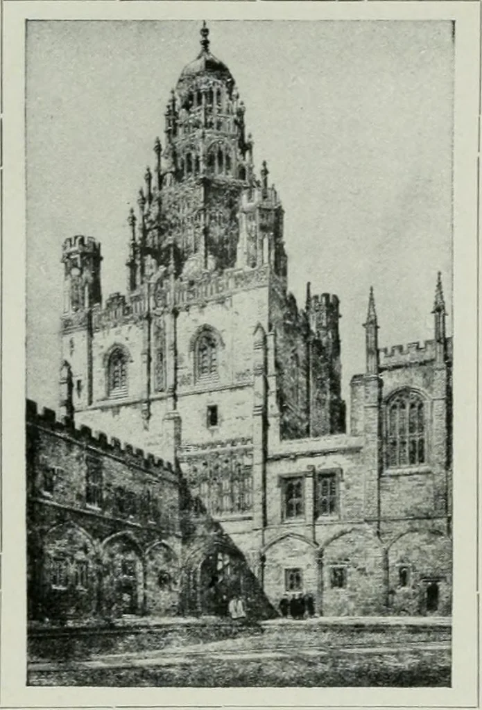 An illustration from Geschichte der Kunst in Grossbritannien und Irland, 1909, leaf 138