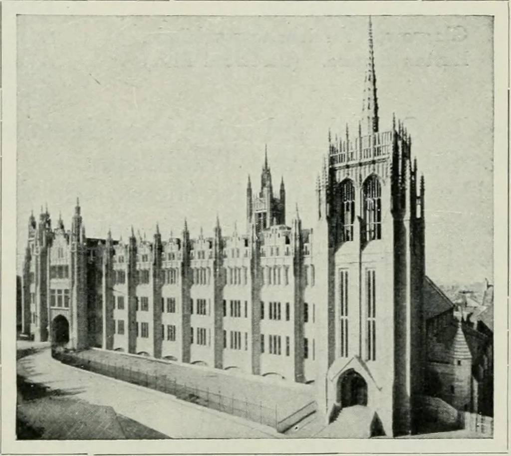 An illustration from Geschichte der Kunst in Grossbritannien und Irland, 1909, leaf 141