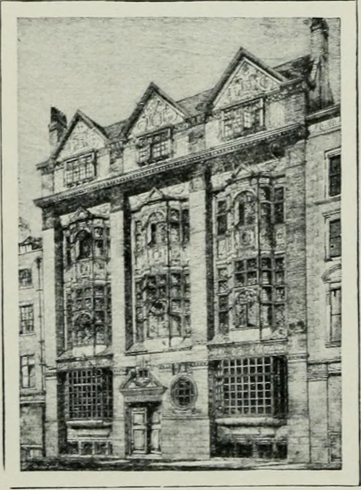An illustration from Geschichte der Kunst in Grossbritannien und Irland, 1909, leaf 144