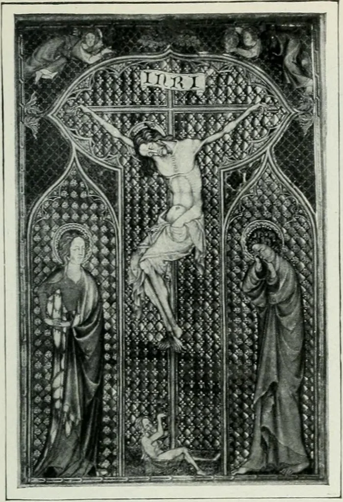 An illustration from Geschichte der Kunst in Grossbritannien und Irland, 1909, leaf 153