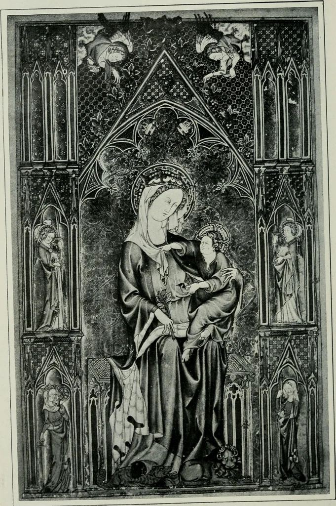 An illustration from Geschichte der Kunst in Grossbritannien und Irland, 1909, leaf 154