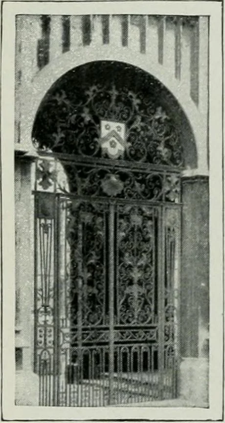 An illustration from Geschichte der Kunst in Grossbritannien und Irland, 1909, leaf 156