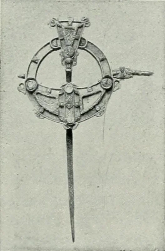 An illustration from Geschichte der Kunst in Grossbritannien und Irland, 1909, leaf 160