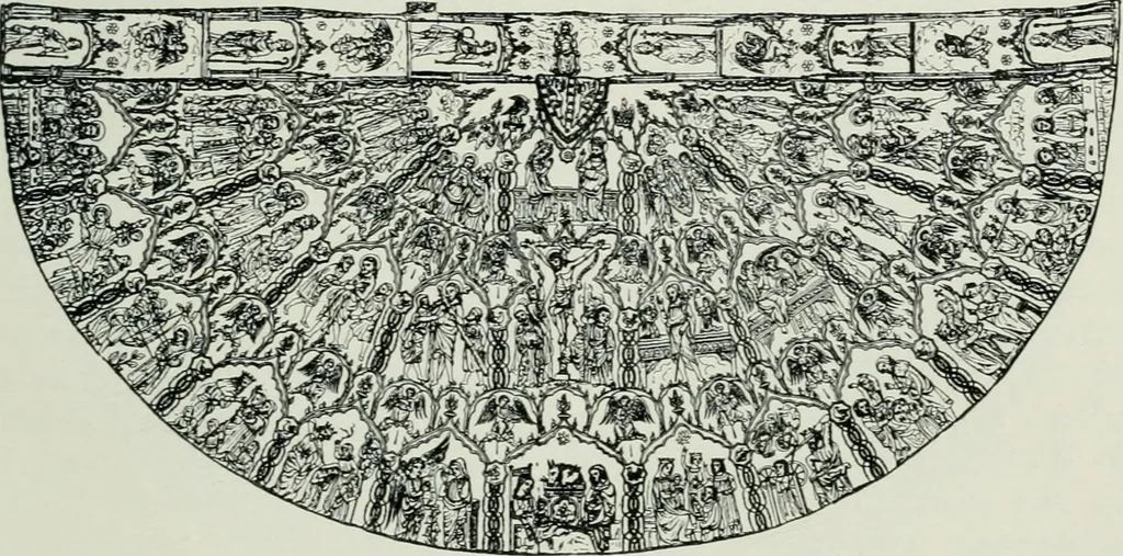 An illustration from Geschichte der Kunst in Grossbritannien und Irland, 1909, leaf 163