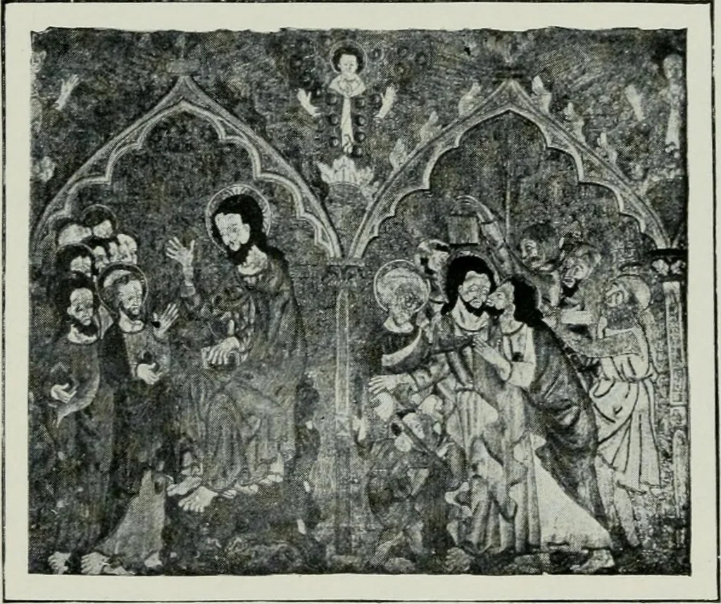 An illustration from Geschichte der Kunst in Grossbritannien und Irland, 1909, leaf 166