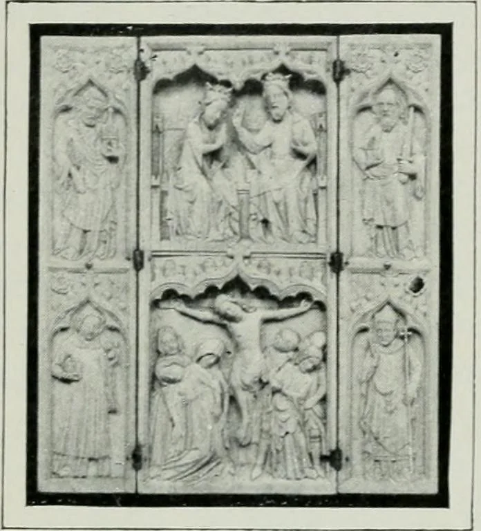 An illustration from Geschichte der Kunst in Grossbritannien und Irland, 1909, leaf 170