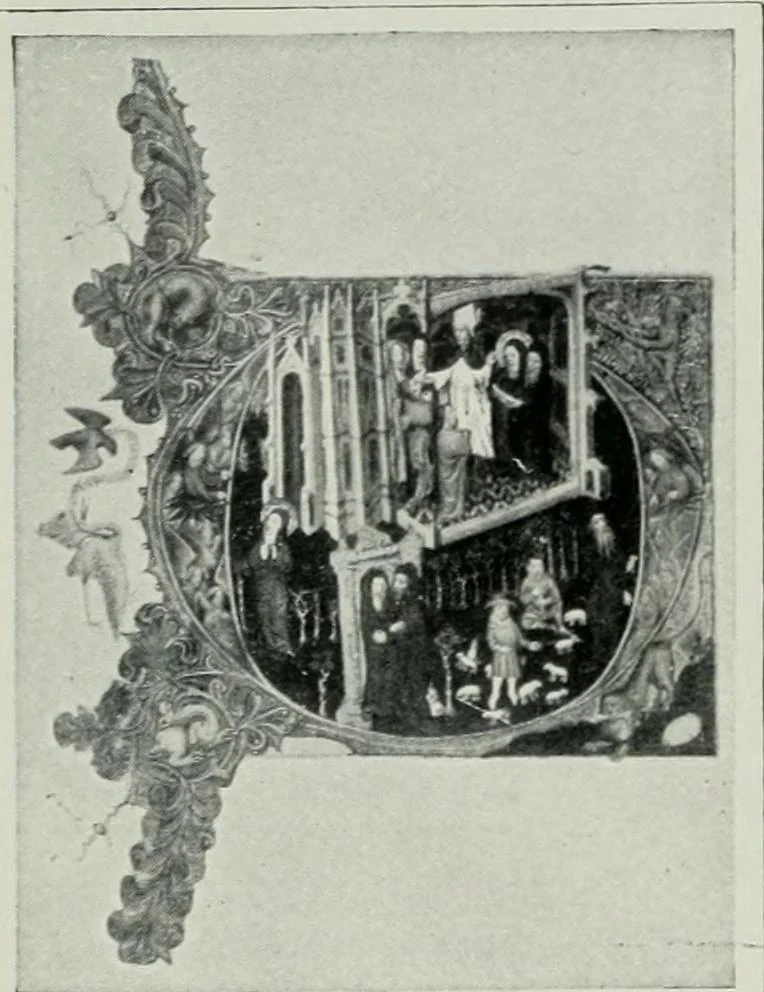 An illustration from Geschichte der Kunst in Grossbritannien und Irland, 1909, leaf 174