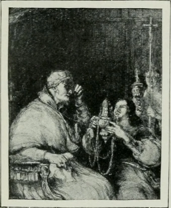 An illustration from Geschichte der Kunst in Grossbritannien und Irland, 1909, leaf 176
