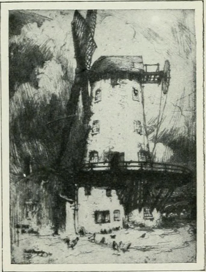 An illustration from Geschichte der Kunst in Grossbritannien und Irland, 1909, leaf 179