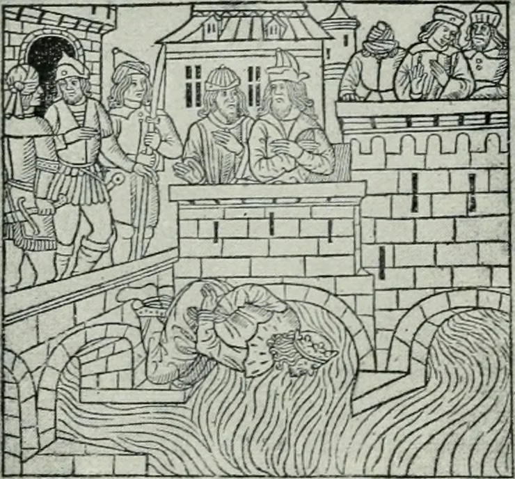 An illustration from Geschichte der Kunst in Grossbritannien und Irland, 1909, leaf 180