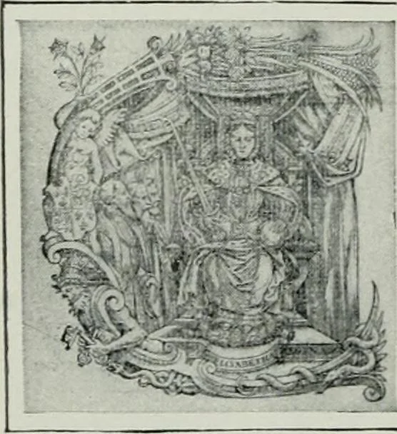 An illustration from Geschichte der Kunst in Grossbritannien und Irland, 1909, leaf 180