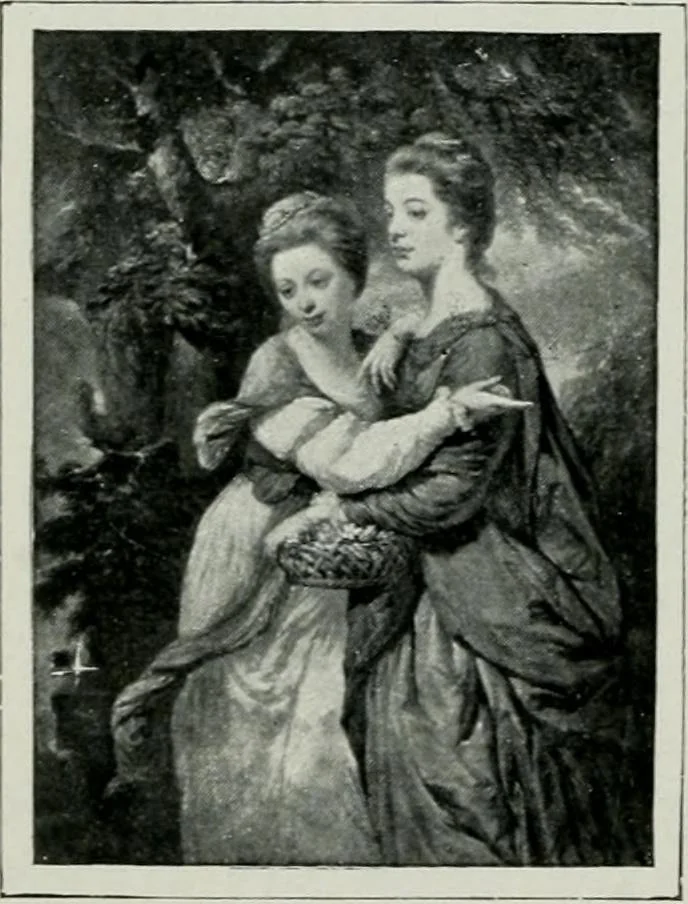 An illustration from Geschichte der Kunst in Grossbritannien und Irland, 1909, leaf 182