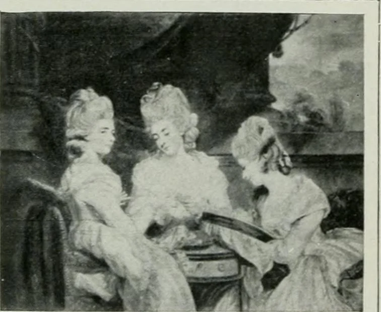 An illustration from Geschichte der Kunst in Grossbritannien und Irland, 1909, leaf 184