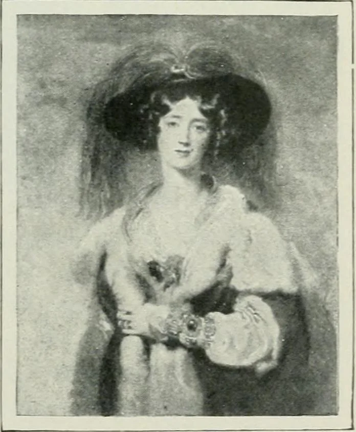 An illustration from Geschichte der Kunst in Grossbritannien und Irland, 1909, leaf 187