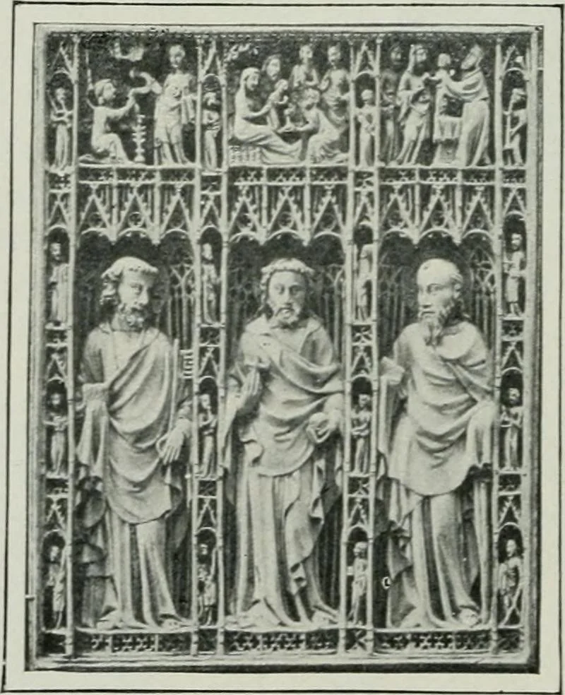 An illustration from Geschichte der Kunst in Grossbritannien und Irland, 1909, leaf 188