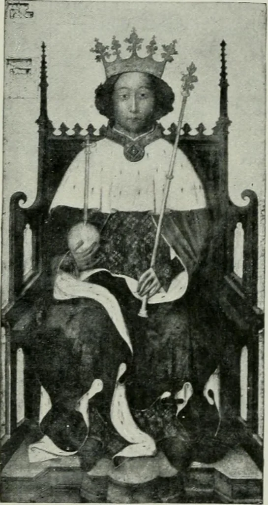 An illustration from Geschichte der Kunst in Grossbritannien und Irland, 1909, leaf 190