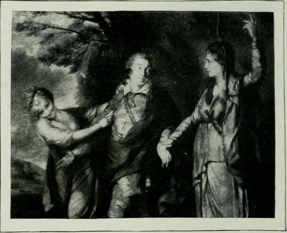 An illustration from Geschichte der Kunst in Grossbritannien und Irland, 1909, leaf 212
