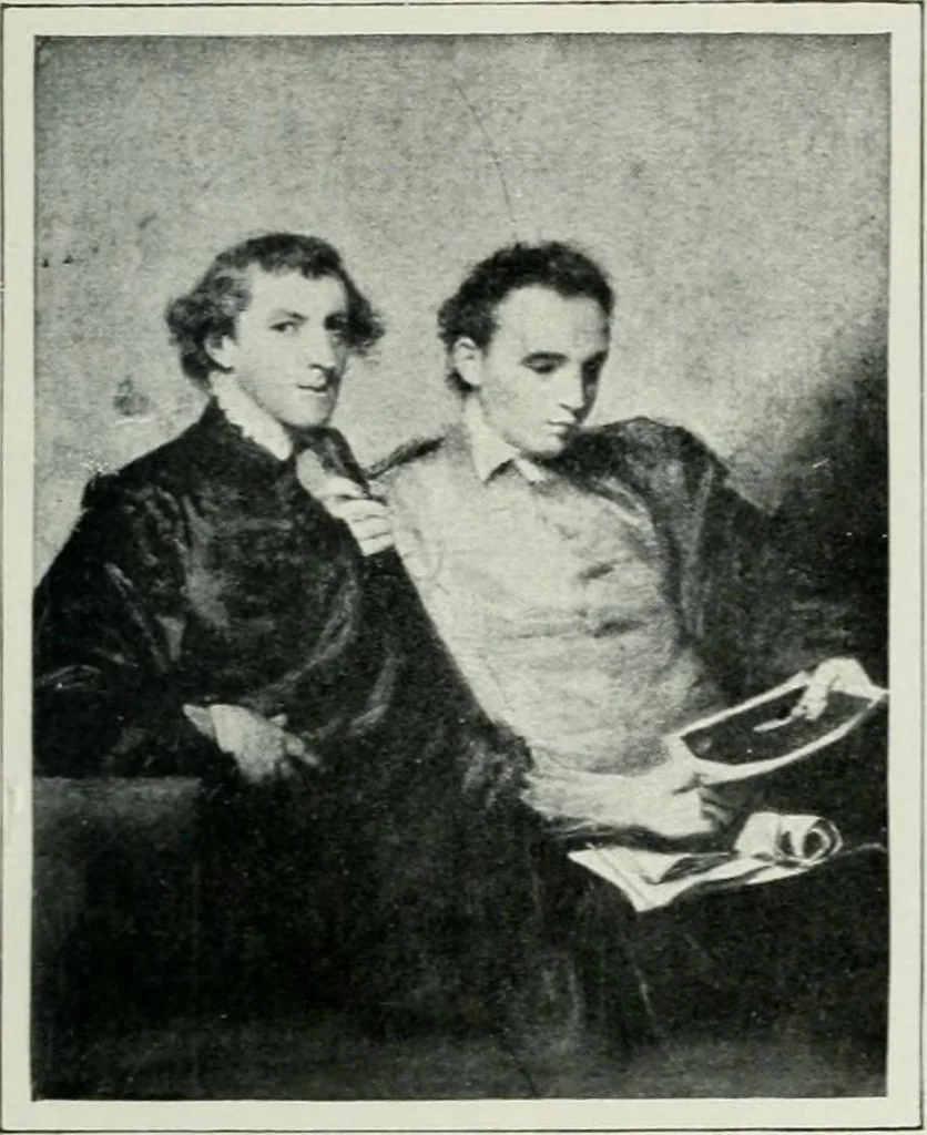 An illustration from Geschichte der Kunst in Grossbritannien und Irland, 1909, leaf 213