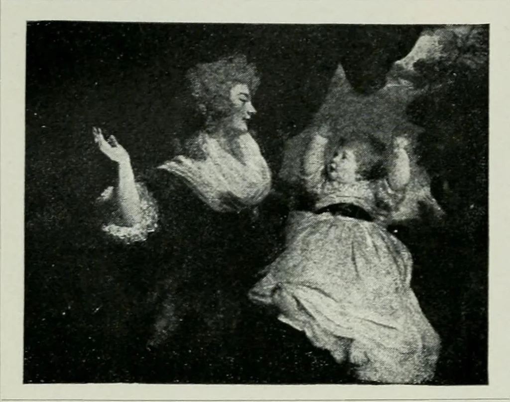 An illustration from Geschichte der Kunst in Grossbritannien und Irland, 1909, leaf 214