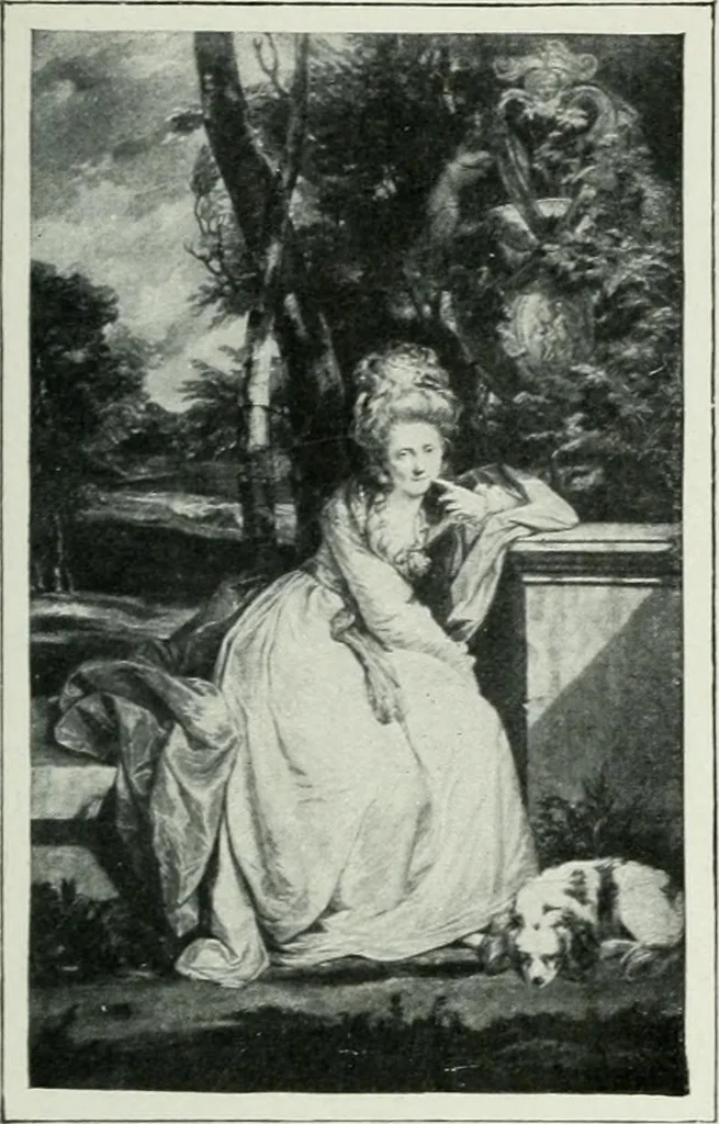 An illustration from Geschichte der Kunst in Grossbritannien und Irland, 1909, leaf 219