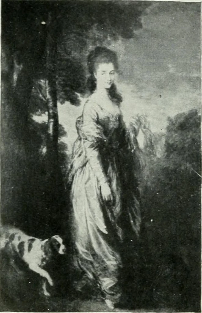 An illustration from Geschichte der Kunst in Grossbritannien und Irland, 1909, leaf 219