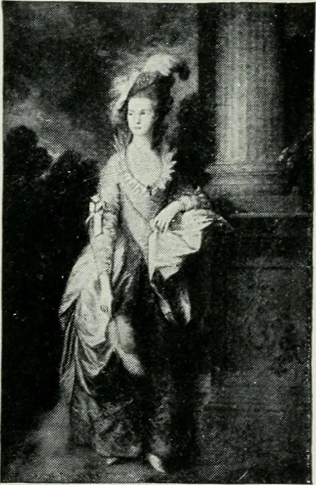 An illustration from Geschichte der Kunst in Grossbritannien und Irland, 1909, leaf 219