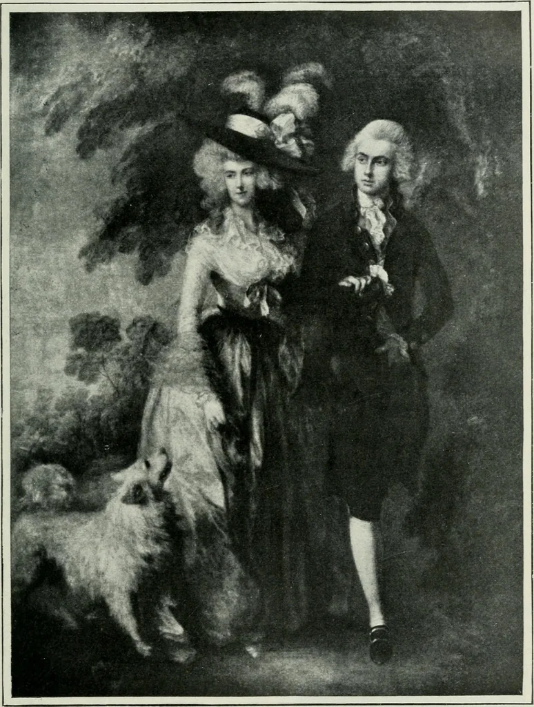 An illustration from Geschichte der Kunst in Grossbritannien und Irland, 1909, leaf 223