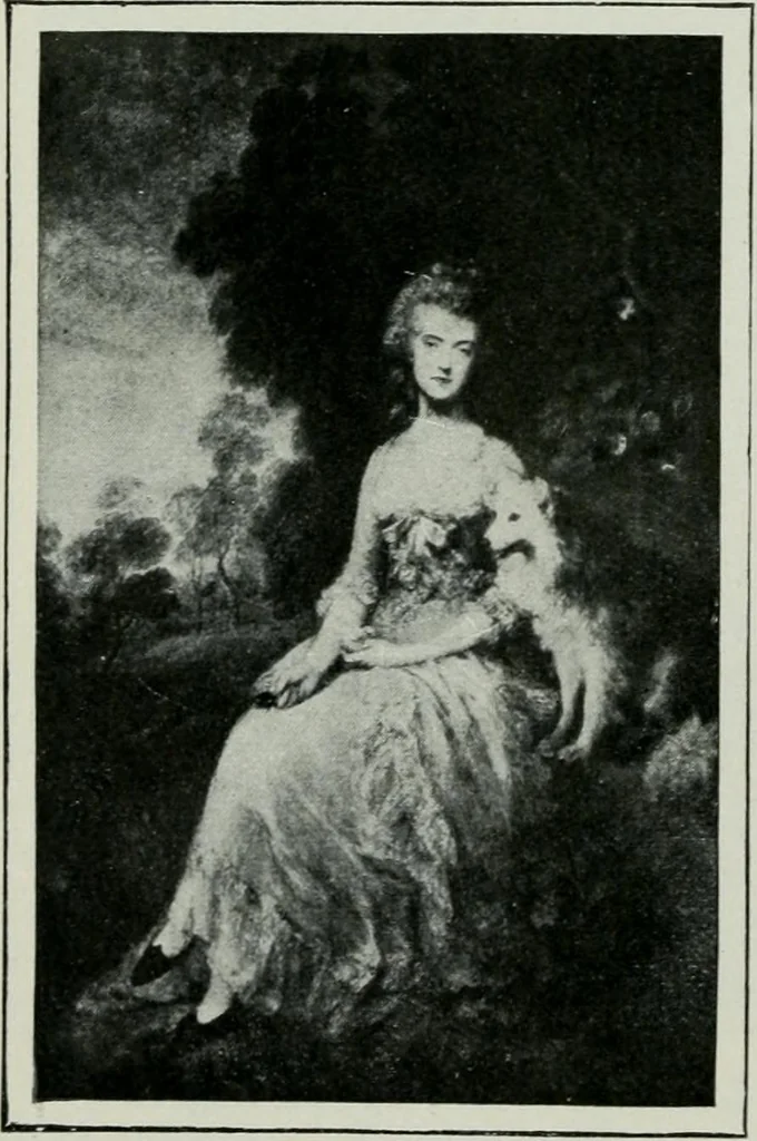 An illustration from Geschichte der Kunst in Grossbritannien und Irland, 1909, leaf 224