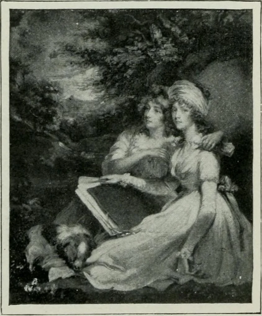 An illustration from Geschichte der Kunst in Grossbritannien und Irland, 1909, leaf 232