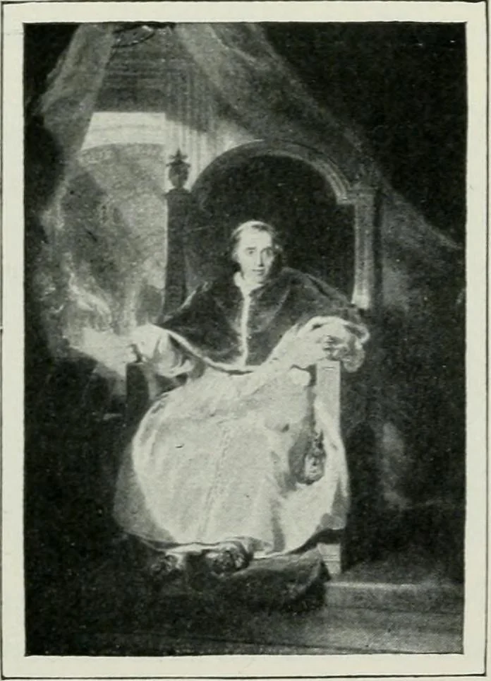 An illustration from Geschichte der Kunst in Grossbritannien und Irland, 1909, leaf 243