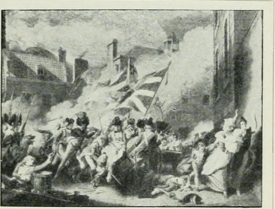 An illustration from Geschichte der Kunst in Grossbritannien und Irland, 1909, leaf 245