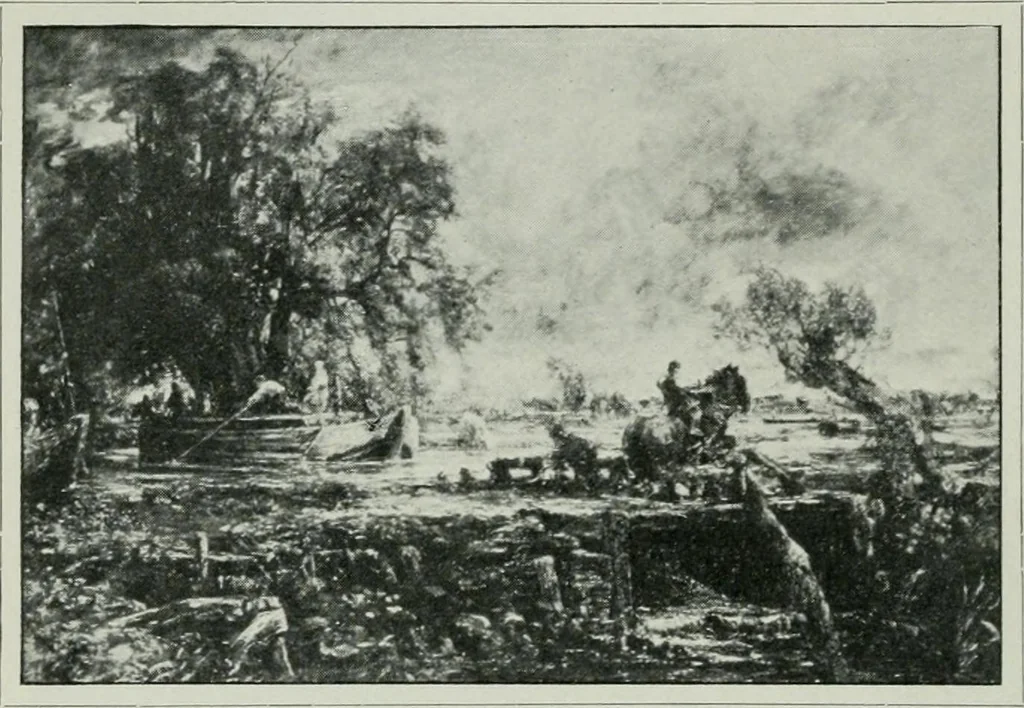 An illustration from Geschichte der Kunst in Grossbritannien und Irland, 1909, leaf 254