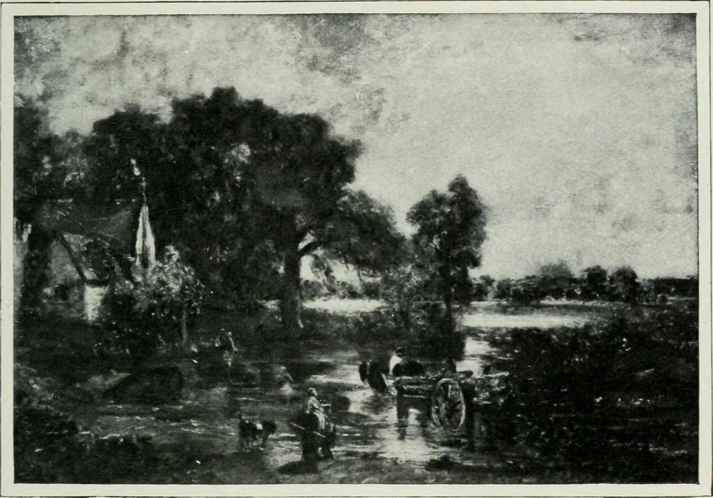 An illustration from Geschichte der Kunst in Grossbritannien und Irland, 1909, leaf 255