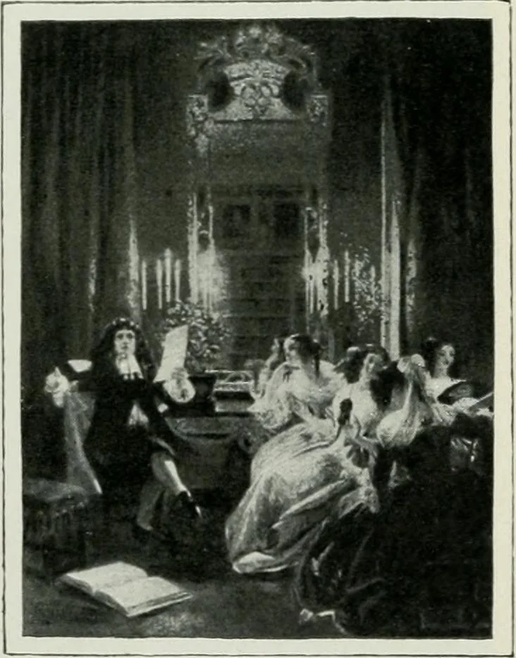 An illustration from Geschichte der Kunst in Grossbritannien und Irland, 1909, leaf 263