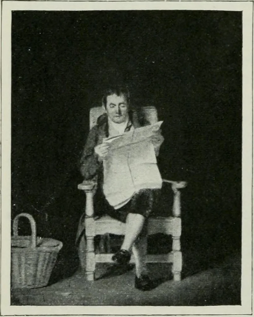 An illustration from Geschichte der Kunst in Grossbritannien und Irland, 1909, leaf 264