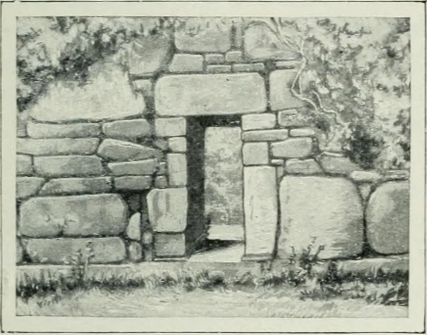 An illustration from Geschichte der Kunst in Grossbritannien und Irland, 1909, leaf 27
