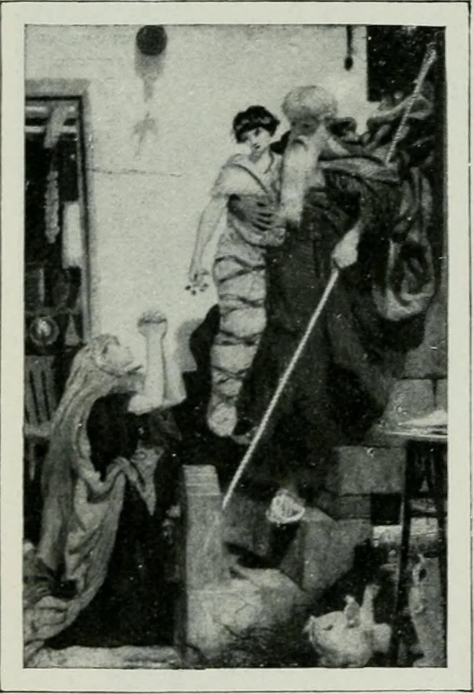 An illustration from Geschichte der Kunst in Grossbritannien und Irland, 1909, leaf 272