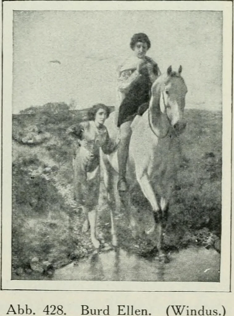 An illustration from Geschichte der Kunst in Grossbritannien und Irland, 1909, leaf 275