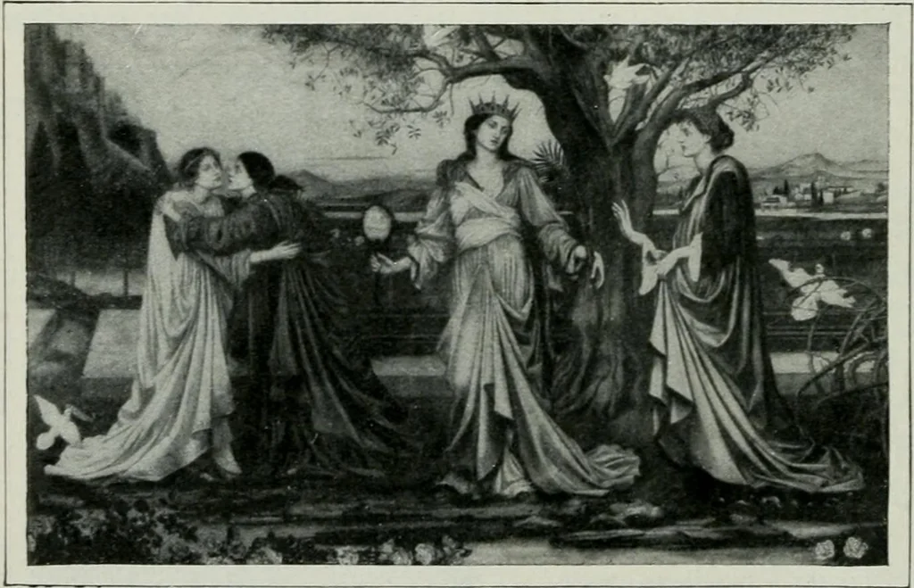 An illustration from Geschichte der Kunst in Grossbritannien und Irland, 1909, leaf 276