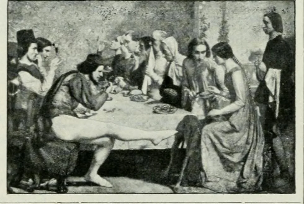 An illustration from Geschichte der Kunst in Grossbritannien und Irland, 1909, leaf 277