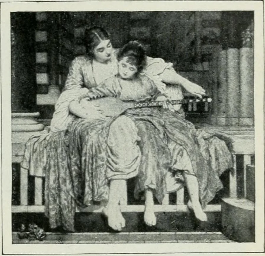 An illustration from Geschichte der Kunst in Grossbritannien und Irland, 1909, leaf 285