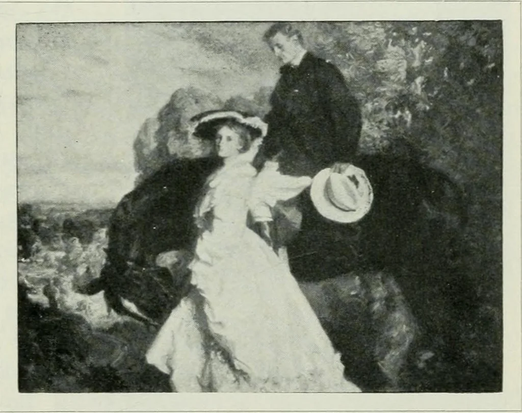 An illustration from Geschichte der Kunst in Grossbritannien und Irland, 1909, leaf 287