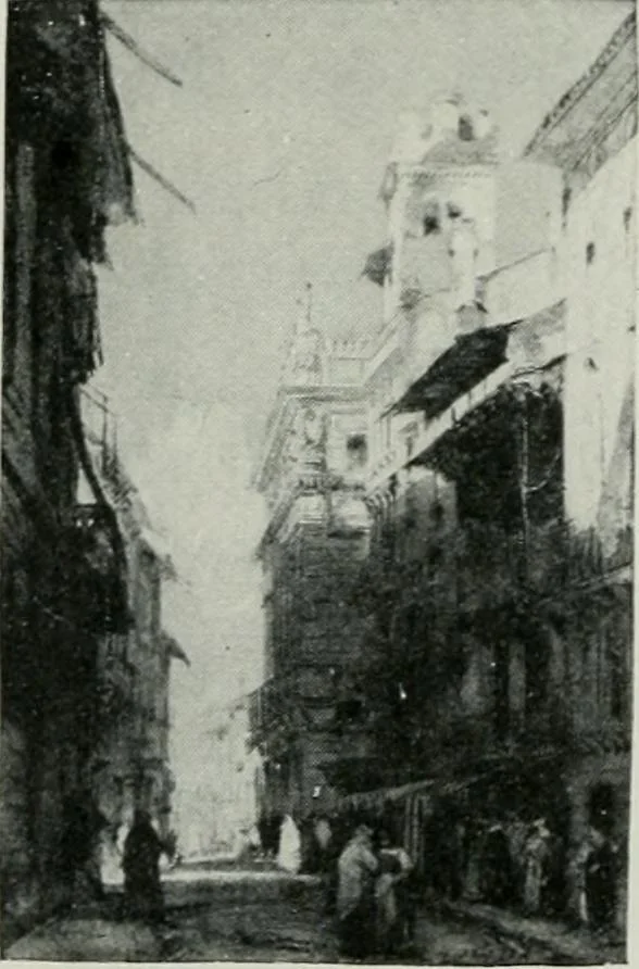 An illustration from Geschichte der Kunst in Grossbritannien und Irland, 1909, leaf 306