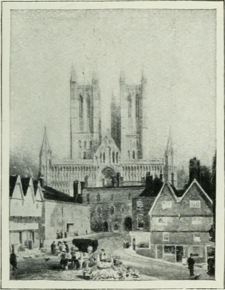 An illustration from Geschichte der Kunst in Grossbritannien und Irland, 1909, leaf 307