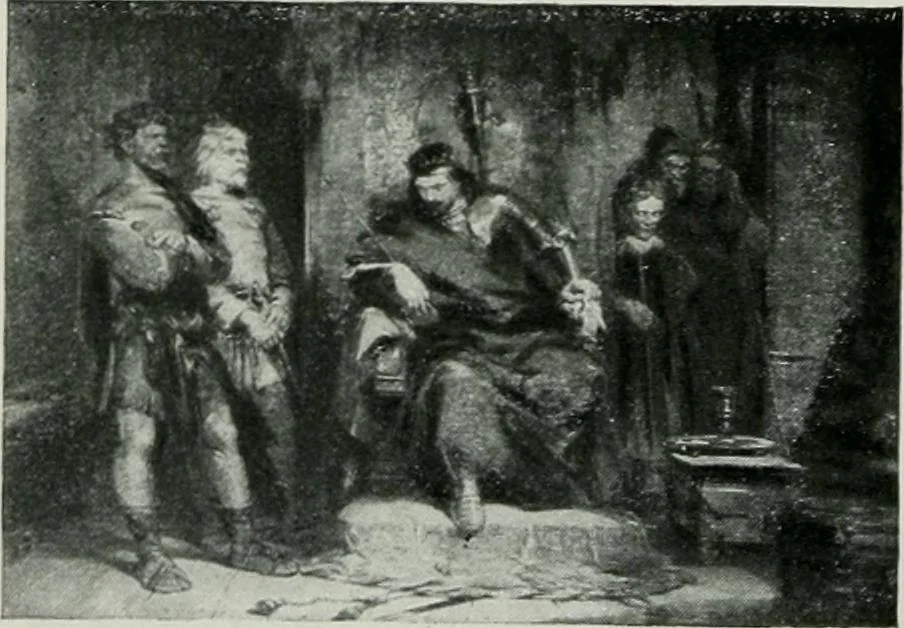 An illustration from Geschichte der Kunst in Grossbritannien und Irland, 1909, leaf 308