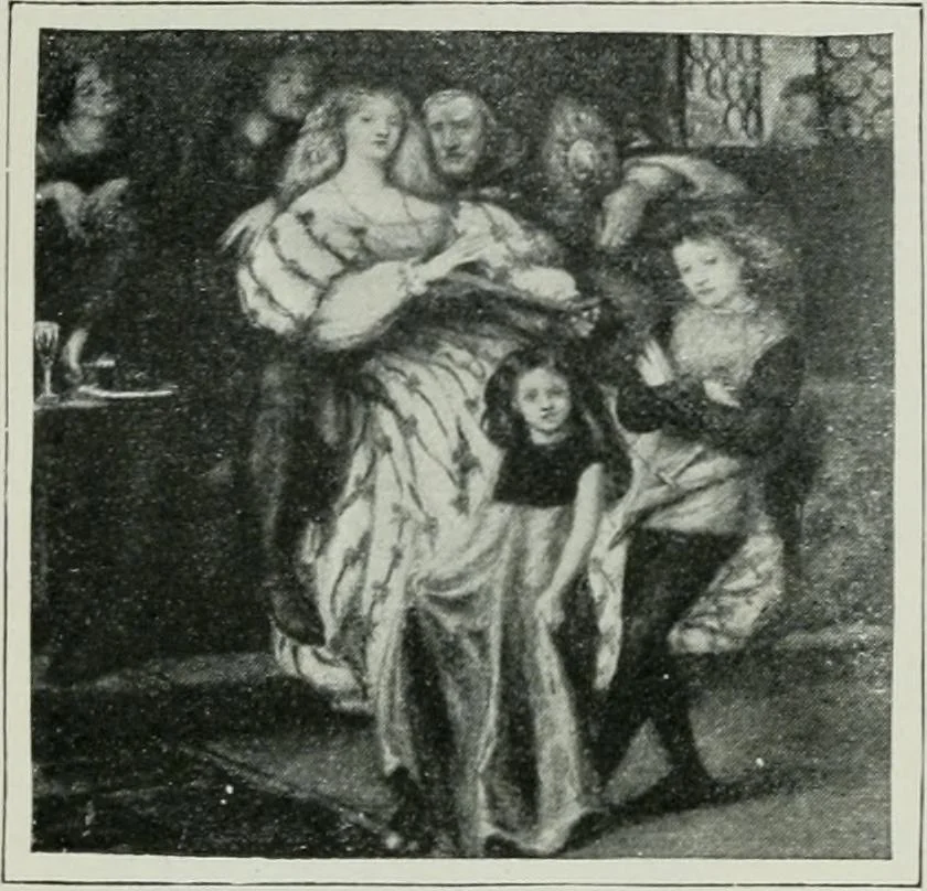 An illustration from Geschichte der Kunst in Grossbritannien und Irland, 1909, leaf 310